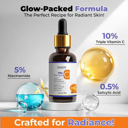 10% Vitamin C Serum for Dark Spots Corrector 30ml Pack Of-1