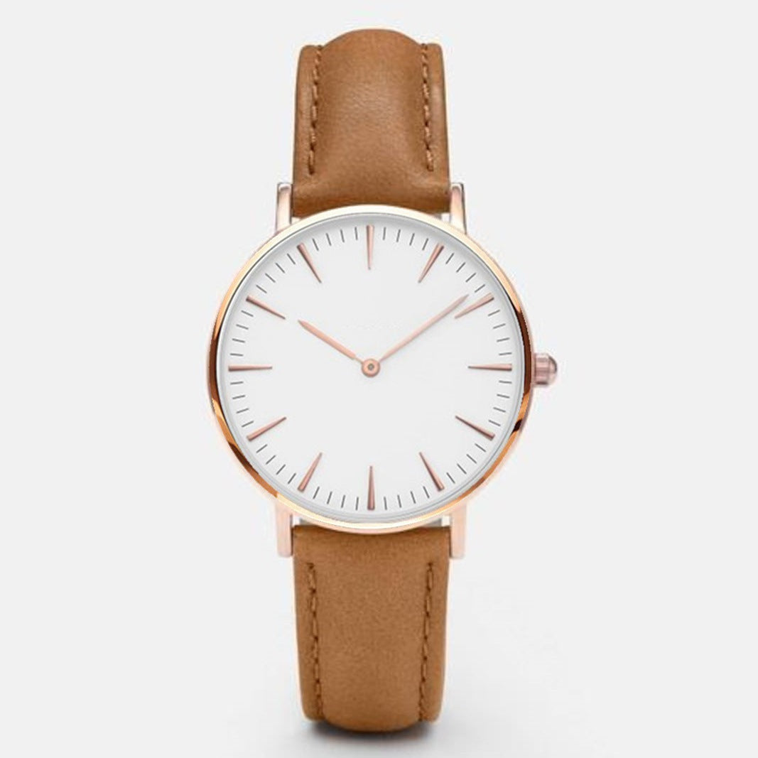 Fashion Girls Watch Nordic Style Casual Belt Ladies Quartz Performance