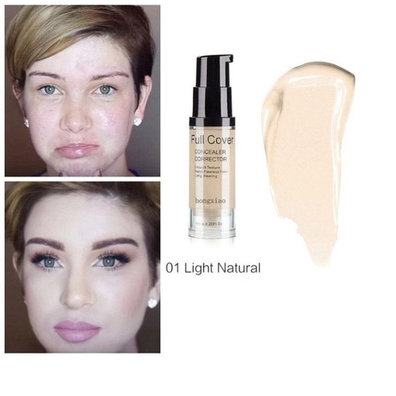Full coverage cream foundation concealer liquid foundation