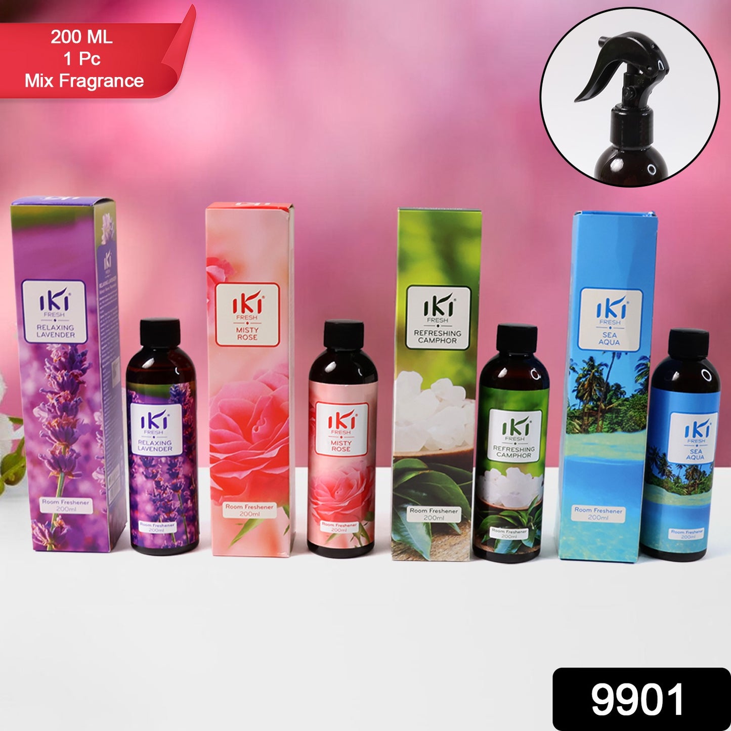 Room Air Freshener Mix Fragrance (200 Ml Approx 1 Pc)