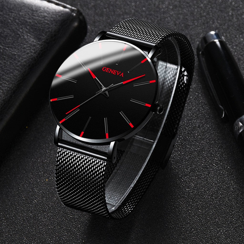 Fashion Blue Needle Men's Watch Men's Watch Quartz Watch