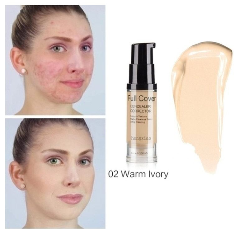 Full coverage cream foundation concealer liquid foundation