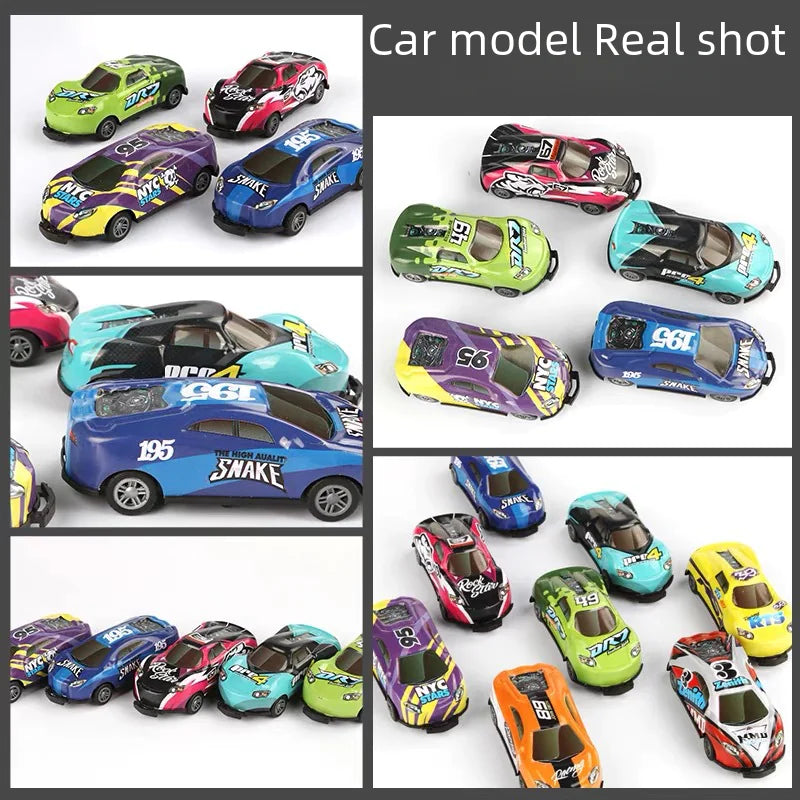 Alloy Bouncing Car Model - Mini Racing Toy
