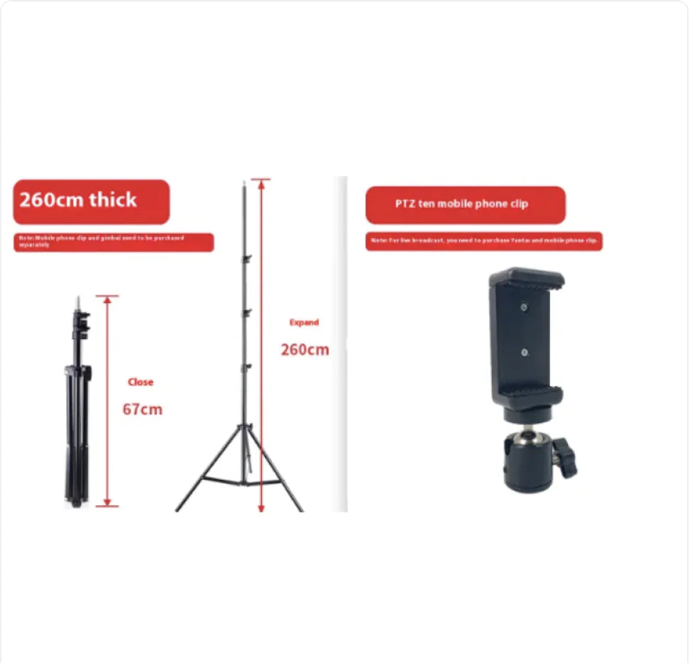 Telescopic Phone Light Stand