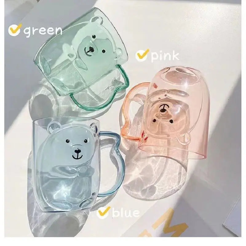 3D Cartoon Cute Little Bear Wash Cup for Home