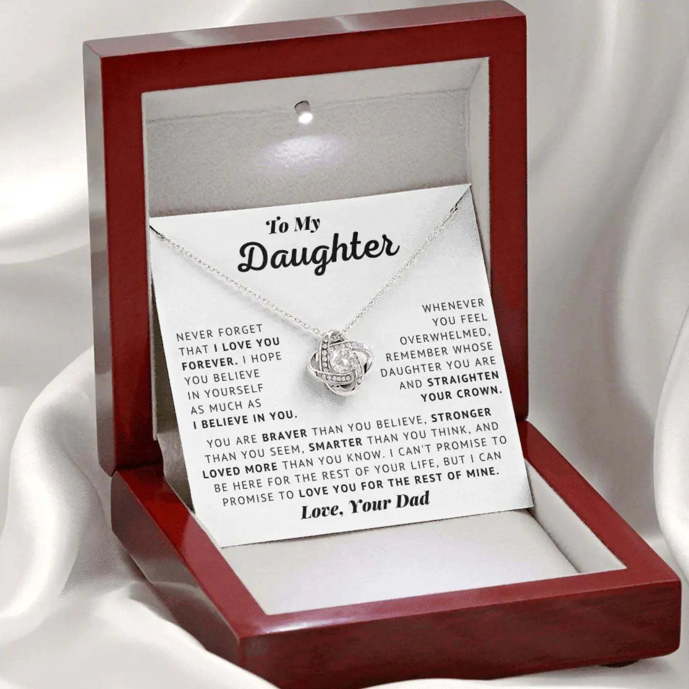 Elegant Heart Clavicle Chain – Gift for Daughter