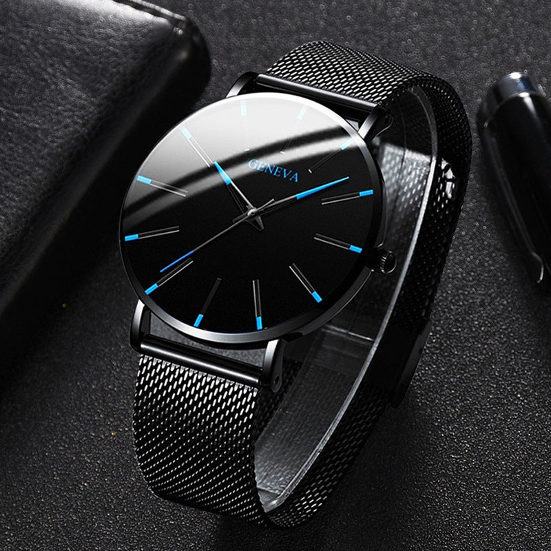 Fashion Blue Needle Men&#039;s Watch Men&#039;s Watch Quartz Watch