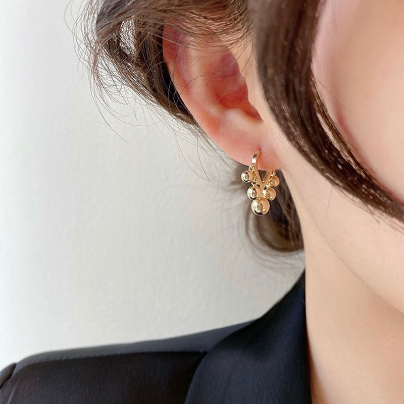 Korean Version Of Super Fairy Earrings, High-end Ear Clips, No Pierced Temperament, Female Earrings, Fashion Earrings, Heart-moving Ear Clips