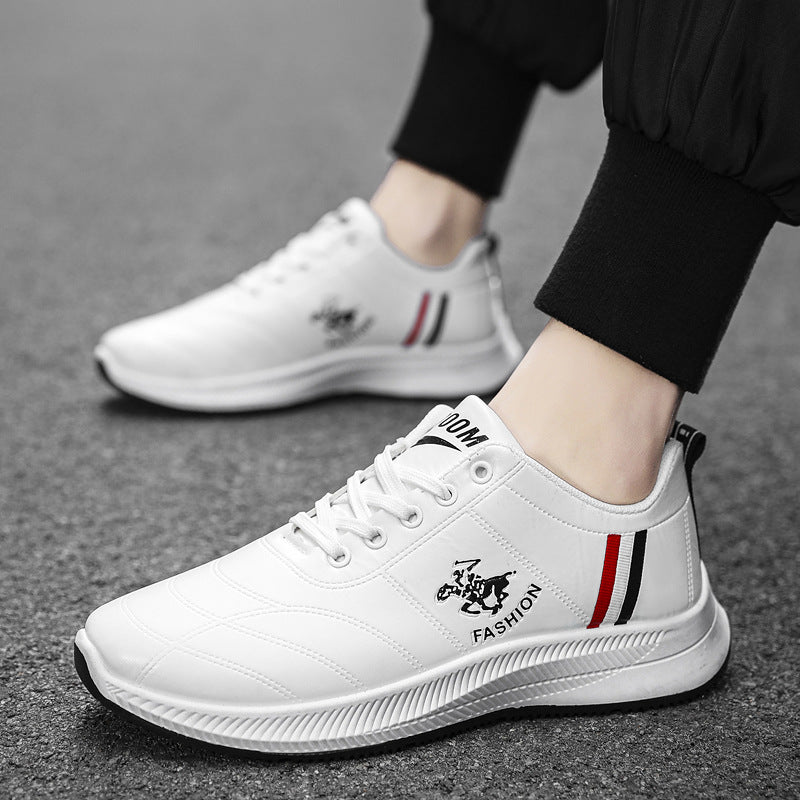 2022 New Leather Men&#039;s Shoes Men&#039;s Casual Shoes Breathable Waterproof Hiking Shoes Non-slip Sports Running Shoes