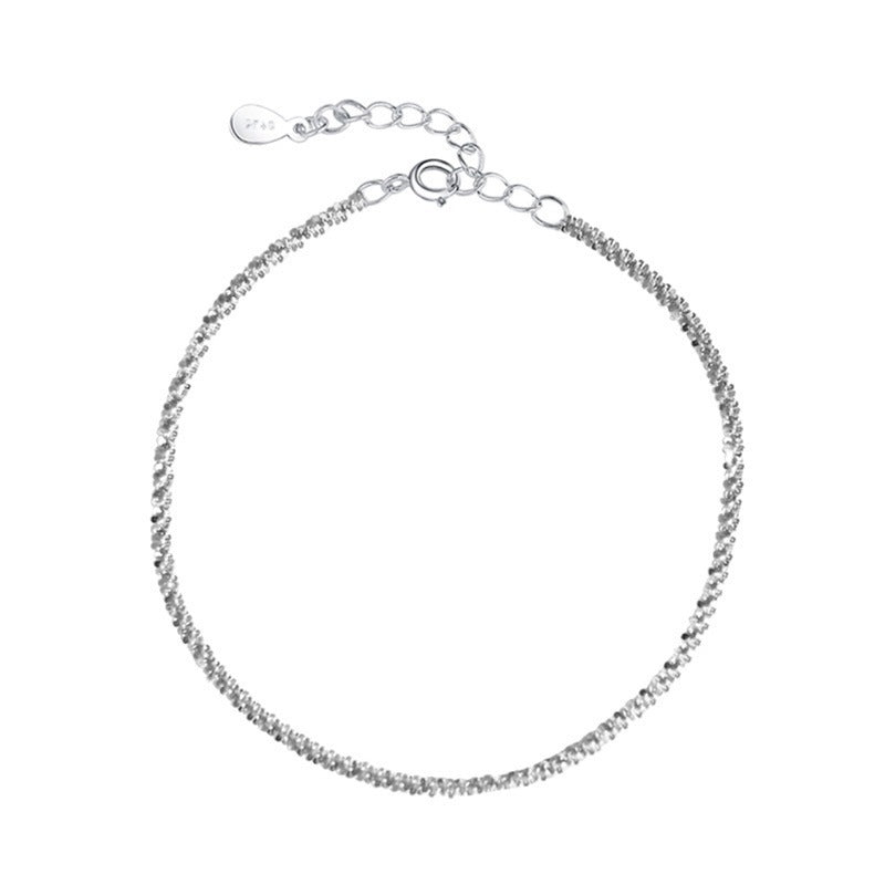 Sparkling Anklet Ladies High-grade Cold Wind Flash Star Footwear