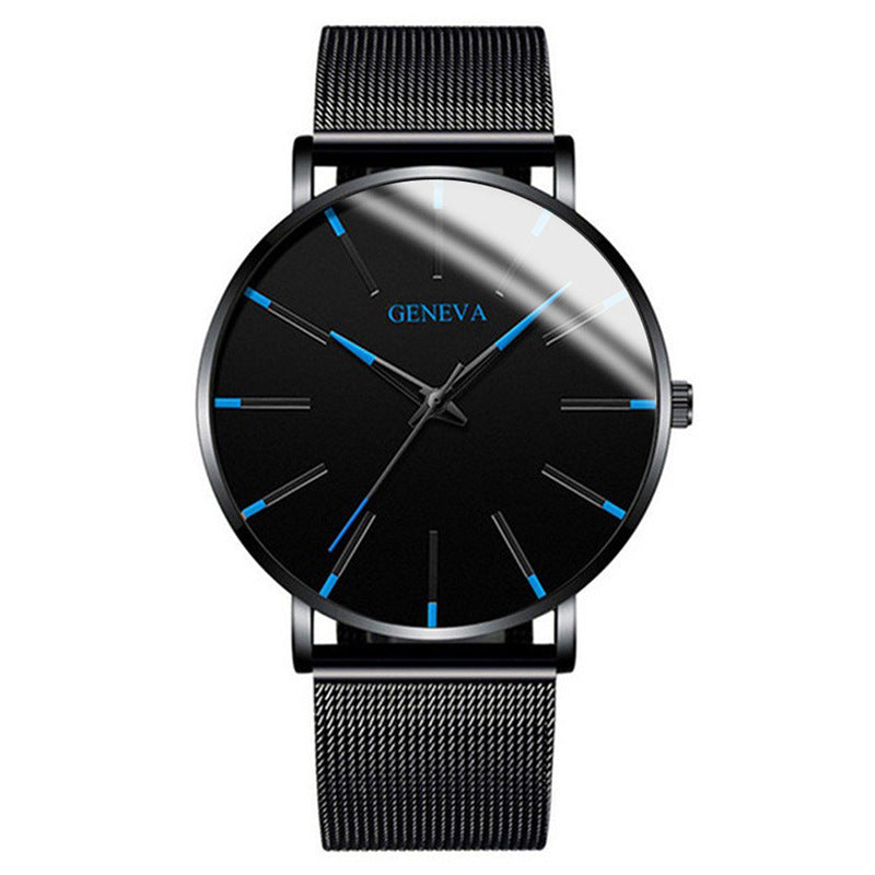 Fashion Blue Needle Men&#039;s Watch Men&#039;s Watch Quartz Watch