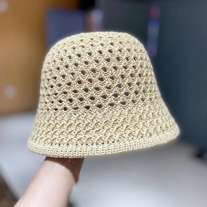 Summer Hat Female All-match Japanese Big Face Slimming Foldable Easy To Carry Bucket Hat New Sun Protection Beach Sun Hat