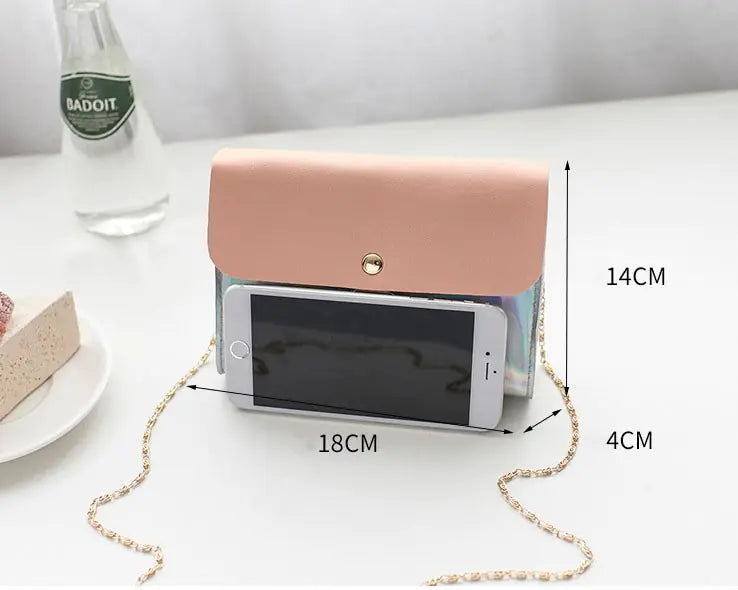 Women's Mini Chain Round Shoulder Bag (Handheld Tote)