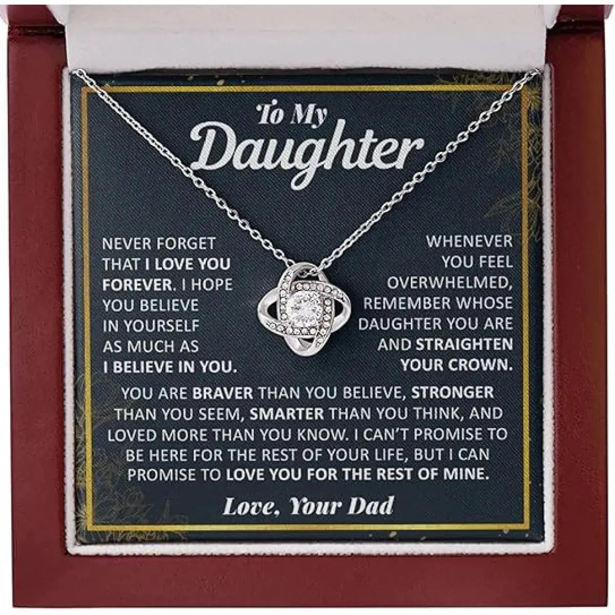 Elegant Heart Clavicle Chain – Gift for Daughter